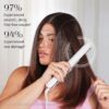 T3 Smooth ID 1” Flat Iron with Touch Interface - Digital Ceramic Flat Iron with Interactive HeatID Technology for Automatic Heat Setting Personalization