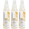 The Honest Company Conditioning Hair Detangler 3-Pack | Leave-in Conditioner + Fortifying Spray | Tear-free, Cruelty-Free, Hypoallergenic | Citrus Vanilla Refresh, 4 fl oz each (pack of 3)