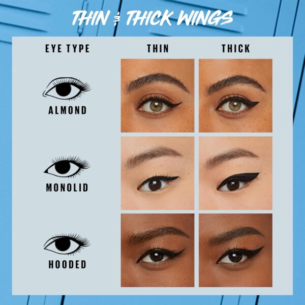 Maybelline Master Precise All Day Liquid Eyeliner, Waterproof Eyeliner Makeup for up to 30HR Wear, Cobalt Blue, 1 Count