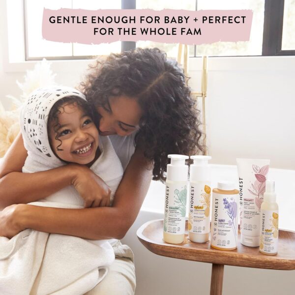 The Honest Company 2-in-1 Cleansing Shampoo + Body Wash for Sensitive Skin | Gentle for Baby | Naturally Derived, Tear-free, Hypoallergenic | Fragrance Free, 10 fl oz