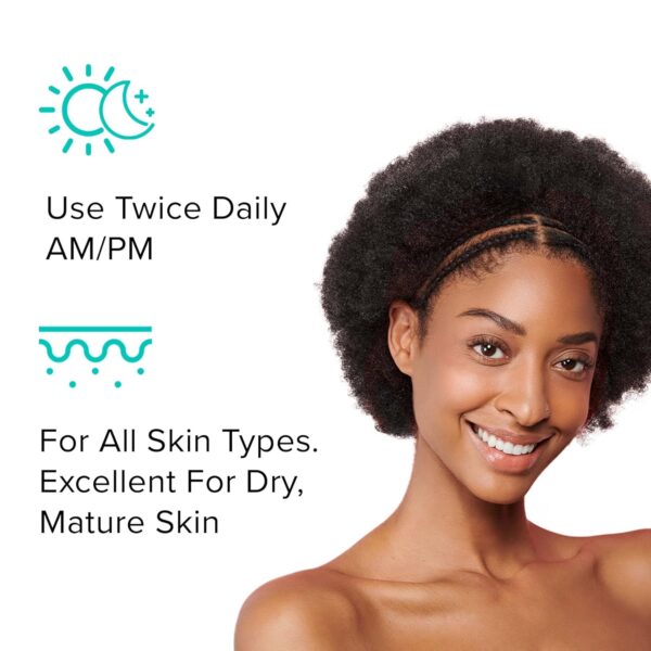 ClarityRx Feel Better Hyaluronic Acid Face Moisturizer, Natural Plant-Based Moisturizing Cream with Jojoba Oil & Hyaluronic Acid for Hydration, Smooths Dry, Aging Skin, Paraben & Cruelty Free