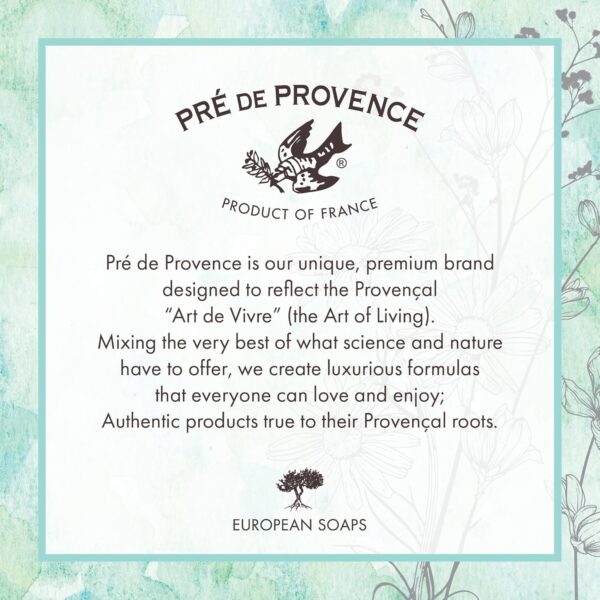 Pre de Provence Artisanal Soap Bar, Enriched with Organic Shea Butter, Natural French Skincare, Quad Milled for Rich Smooth Lather, 8.8 Ounce, Agrumes