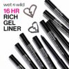 wet n wild Mega Last Breakup Proof Retractable Gel Eyeliner - Waterproof 16-Hour Long-Lasting Wear, Cruelty-Free & Vegan - Brick Brown