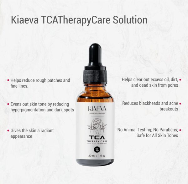 TCATherapyCare Solution Acid Peel 60% for Acne Treatment and Dark Spot Fading, Wrinkles & Fine Lines and Suitable for Blackhead-Prone Skin, 1oz With NEUTRALIZER (100ML)