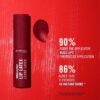 Rimmel Thrill Seeker Lip Latex, 350 Spicy, Liquid Lipstick, Lipgloss, Lip Colour, Hyaluronic Lipstick, Lip Stain, Smooth Shine, Hydration, Hyaluronic Acid, Vitamin E, Aloe Vera, 0.2oz