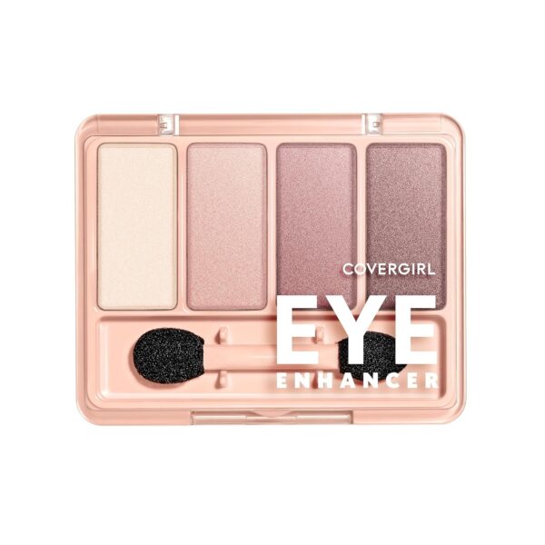 81wnICALQAL._SL1500_.jpg COVERGIRL - Eye Enhancers 4-Kit Eyeshadow, silky, sheer formula, double ended applicator, 100% Cruelty-free