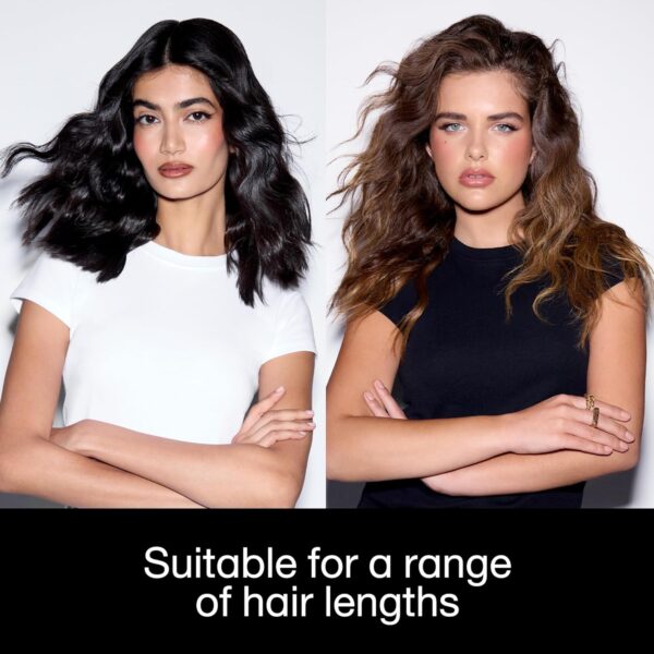 GHD Wave Triple Barrel Hair Waver, Black, Professional Ceramic Styling Tool for Beach Waves, 1.3 Inch Barrels, 365°F Temperature Control