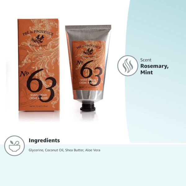 PRE DE PROVENCE No.63 Men's Collection, Shave Cream