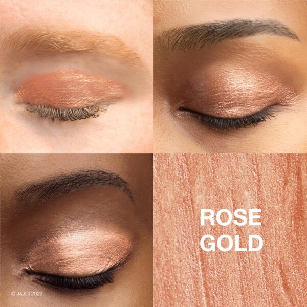 Neutrogena Sensitive Skin Eyeshadow + Primer, a Longwearing, 2-in-1 Metallic Eyeshadow for Sensitive Skin with Pro-Vitamin B5, Lightweight Cream-to-Powder Formula, Warm Taupe, 0.22 oz