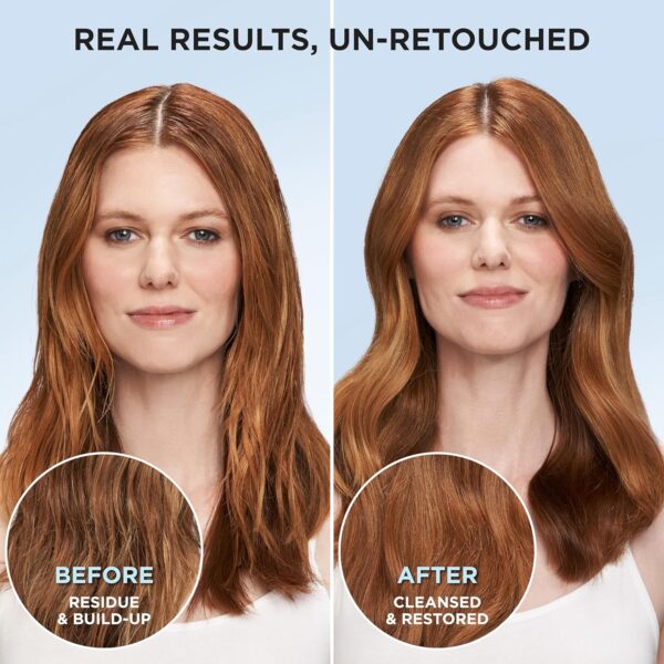 L'Oreal Paris Clarify Sulfate Free Shampoo with Antioxidants, Clarifying Shampoo for Hard Water Exposure and Styling Build-up, EverPure, 6.8 Fl Oz