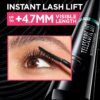 L'Oreal Paris Telescopic Lift Mascara, Lengthening and Volumizing Eye Makeup, Lash Lift with Up to 36HR Wear, Waterproof, Black, 0.33 Fl Oz