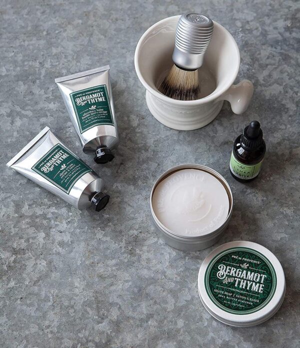 Pre de Provence Shea Butter Enriched Men's After Shave Balm, 2.5 Ounce - Bergamot & Thyme (Packaging may vary)