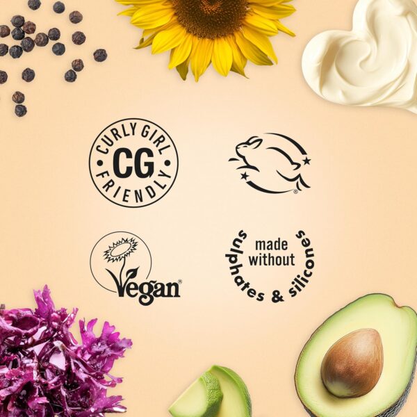 CURLSMITH - Curl Defining Styling Soufflé - Vegan Medium Hold Styling Gel for Wavy, Curly and Coily Hair (8oz)