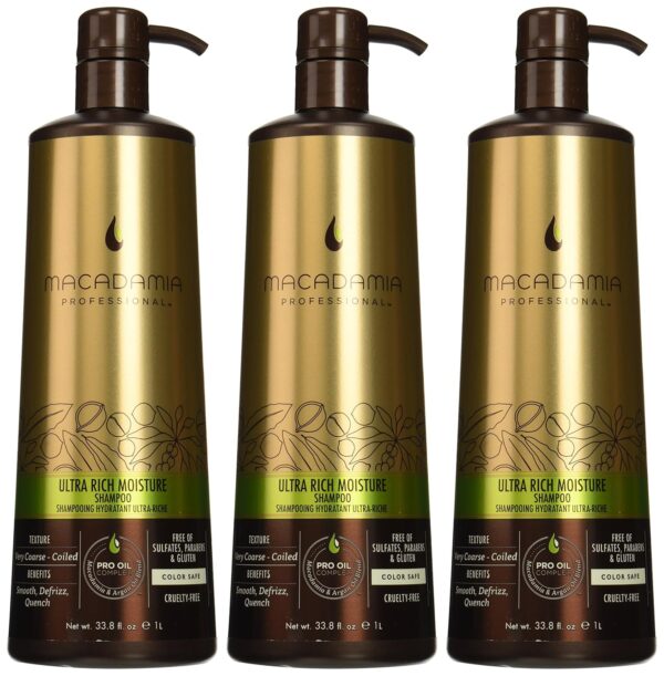 Macadamia Professional Ultra Rich Moisture Shampoo, 33.8 Fl Oz