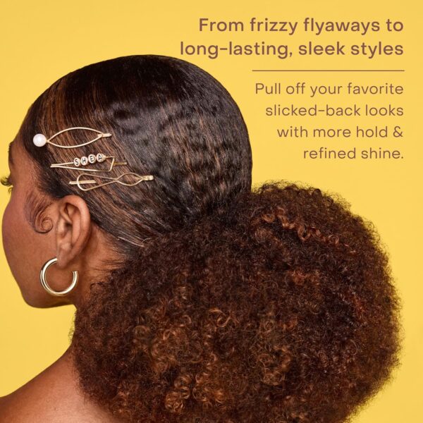 SheaMoisture Strong Hold Styling Gel+Flaxseed Jamaican Black Castor Oil Gives Controlled Style,AllDay Hold,Infused With Castor Seed Oil,SheaButter & Indulgent Scent ParabenFree AntiFrizz Hair Gel 15oz