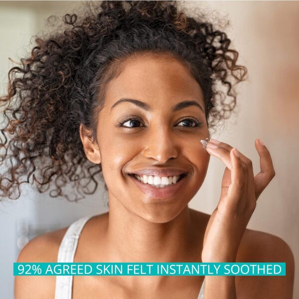 Aveeno Calm + Restore Oat Gel Facial Moisturizer for Sensitive Skin, Fast-Absorbing, Soothing Lightweight Gel Cream with Prebiotic Oat & Feverfew, Fragrance-Free & Hypoallergenic, 1.7 oz