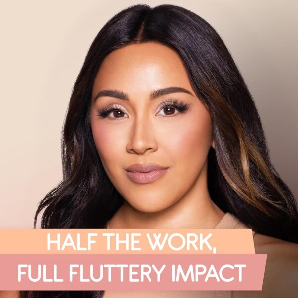 Ardell Naked Half Lashes 434 - Delicately Handcrafted Cat Eye False Eyelashes, 5-Pairs, 1-Pack