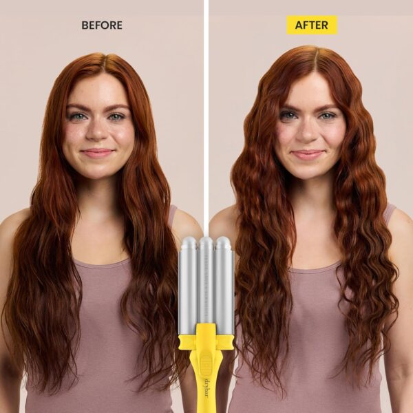 Drybar The Mixologist Interchangeable Styling Iron | One Tool with Three Different Hair Styles of Waves and Curls, Reduces Frizz, Adds Shine, Maintains Healthy Locks for all Hair Types