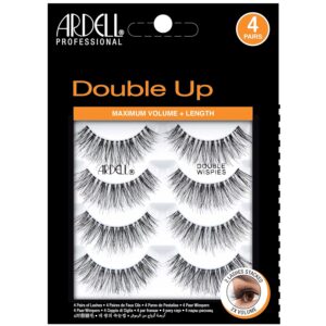 Ardell Double Up 113 Lashes - Maximum Volume and Length False Eyelashes, 4 Pairs, 1 Pack