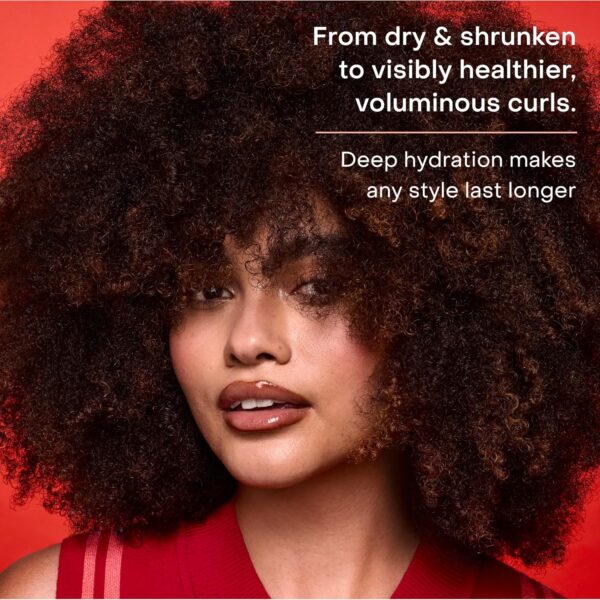 SheaMoisture Curl Stretch Multi-tasking Volume Cream Kalahari Melon Oil and a Tropical Vacation Scent With Hydrating Hyaluronic Serum, Defines Type 4 Curls For Days 11 Fl Oz