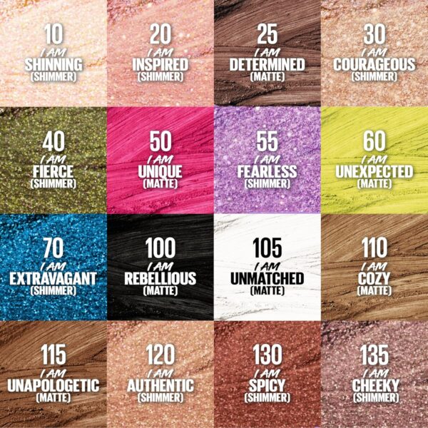 Maybelline Color Tattoo Longwear Multi-Use 24HR Eye Shadow Stix, Rich, Long Lasting Eyeshadow, Eyeliner and Eye Primer Stick, I Am Cheeky (Mauve Shimmer)