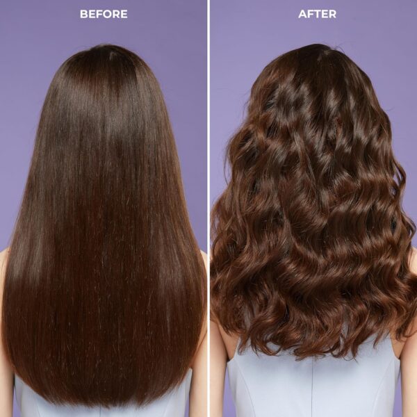 KISS Instawave Deluxe Automatic Rotating Curling Iron, Ceramic Ionic Technology, Tangle Prevention, 2-Way Rotation, Dual Heat Settings up to 420°F, 1” Curling Wand, 2-Year Warranty - Black & White