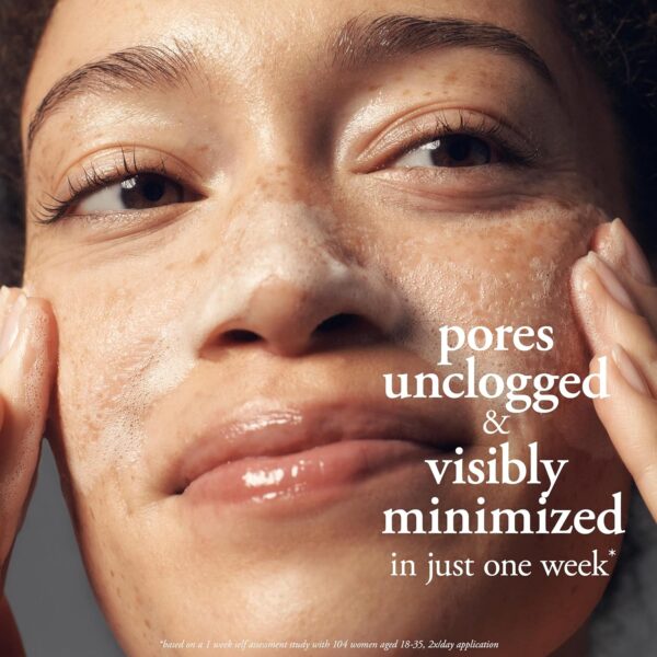 philosophy purity made simple pore purifying foaming facial cleanser - with papaya enzyme & glycolic acid - face wash removes dirt and impurities from pores - 5 fl oz