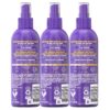 Aussie Hair Insurance Leave-In Conditioner Spray, Frizz Control, Softening with Jojoba & Sea Kelp, Moisturizing Treatment for All Hair Types, Juicy Citrus, 8 Fl Oz Each, Triple Pack