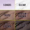 Maybelline Super Lock Brow Glue Eyebrow Gel, Lightweight and Waterproof Tinted Brow Gel For Up To 24HR Hold, Taupe, 1 Count