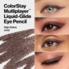REVLON ColorStay Multiplayer Liquid-Glide Eye Pencil, Multi-Use Makeup With Blending Brush, Blends Then Sets, Creamy Texture, Waterproof, Smudge-proof, Longwearing, 402 High Stakes, 0.03 Oz